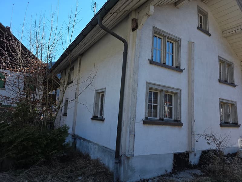 Umbauobjekt : freistehendes Einfamilienhaus mit Schopf (5)