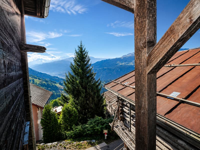 Aussicht von kleinem Balkon im OG