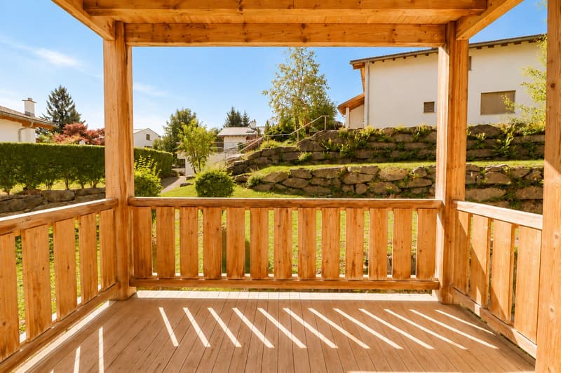 Balkon bei Essplatz