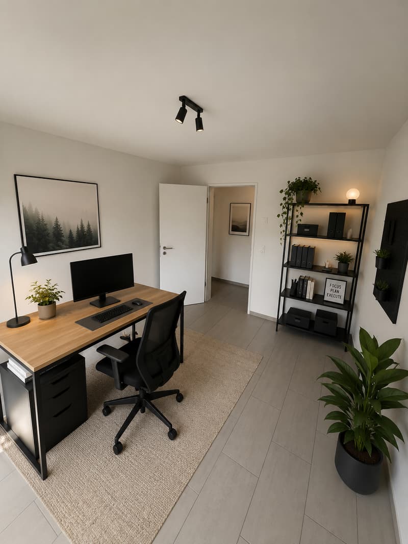 Büro| Achtung Visualisierung - Einrichtungsmöglichkeit