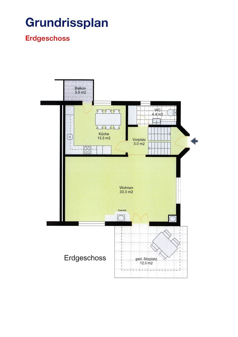 Grundriss Erdgeschoss