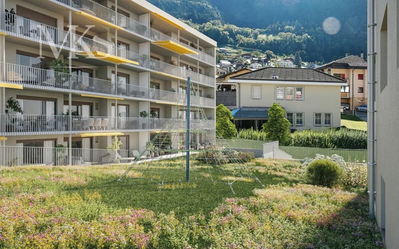 Moderne 1.5-Zimmer-Neubauwohnung mit zeitgemässem Komfort in Visp (1)