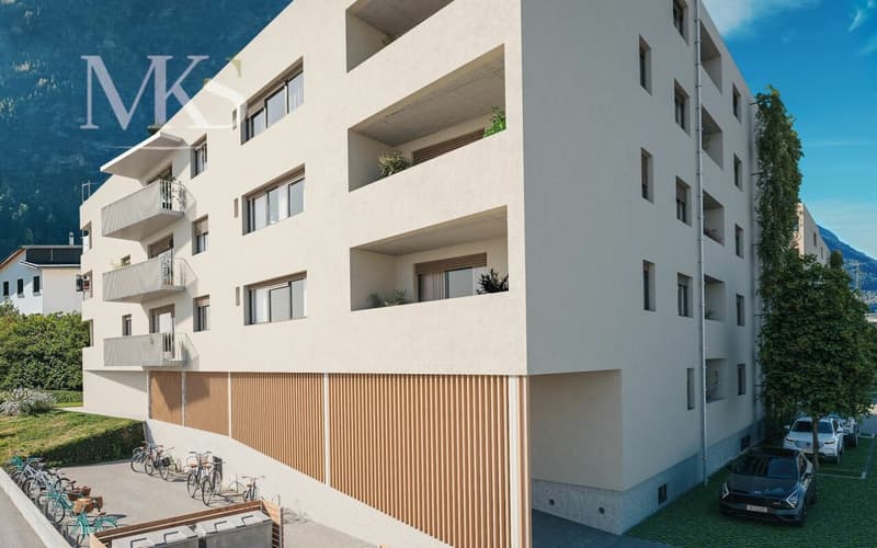 Moderne 1.5-Zimmer-Neubauwohnung mit zeitgemässem Komfort in Visp (3)