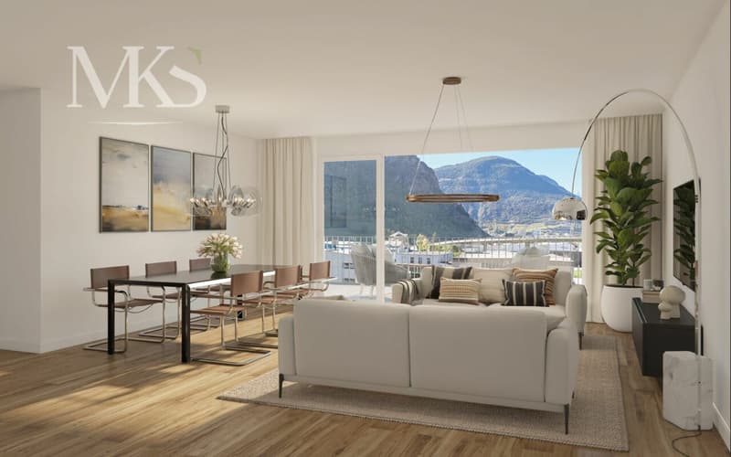 3.5 Zimmer Neubauwohnung mit modernem Wohnkomfort in Visp (1)