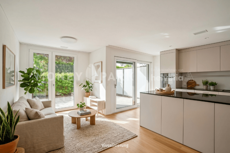 Modernes Wohnerlebnis auf zwei Ebenen - Maisonette mit Charme & Sitzplatz (5)