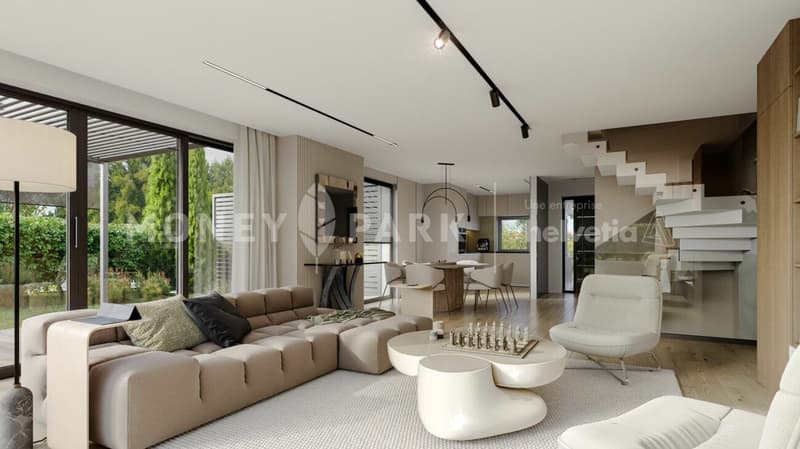 PROJET DE 2 VILLAS CONTEMPORAINES - AUTORISATION EN FORCE (2)