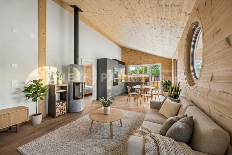 4.5-Zimmer-Wohlfühloase: Hochwertiges Holzhaus mit Charakter (2)