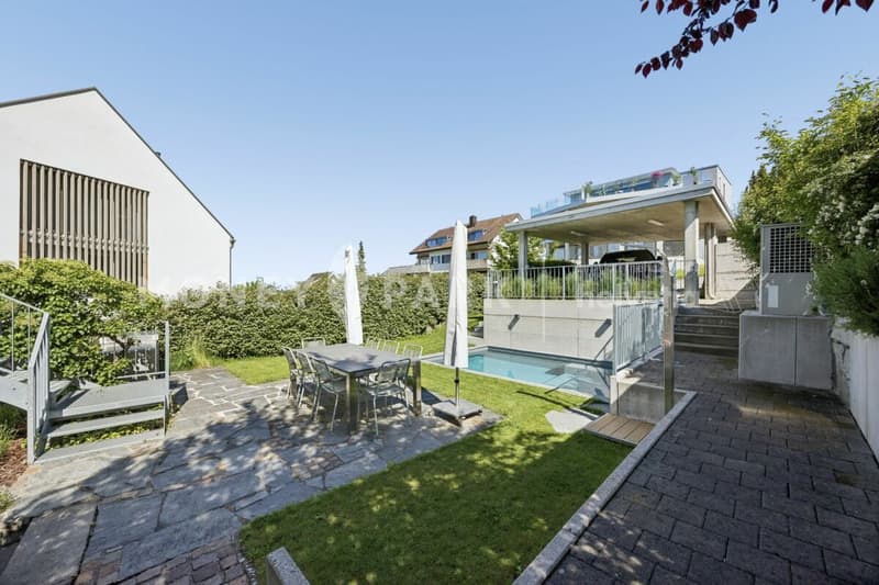 Punta di diamante architettonico a Ettingen - Casa unifamiliare con piscina e giardino (10)