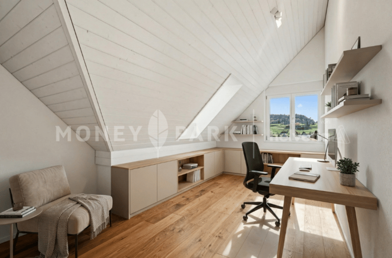 Vivere con una vista ampia - maisonette stilosa sopra i tetti di Bäretswil (3)