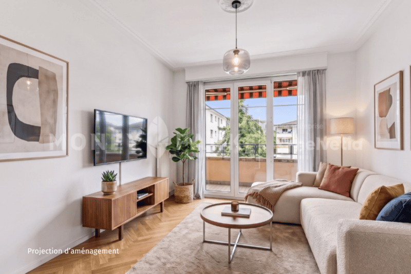 Appartement de 4.5 pièces au centre de Lausanne, avec possibilité de réaménagement en 3.5 pièces. (5)
