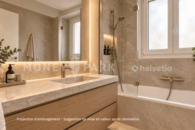 Appartement de 4.5 pièces au centre de Lausanne, avec possibilité de réaménagement en 3.5 pièces. (12)