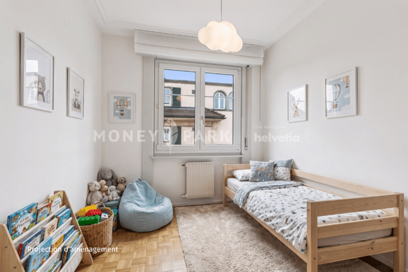 Appartement de 4.5 pièces au centre de Lausanne, avec possibilité de réaménagement en 3.5 pièces. (11)