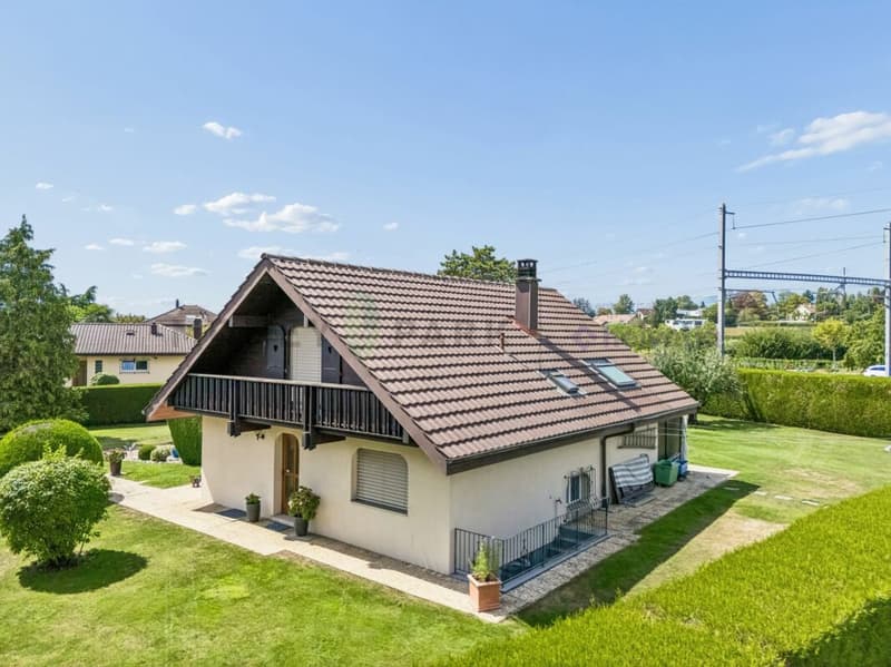 En exclusivité : Charmante maison individuelle à Founex avec grand terrain et beau potentiel (7)