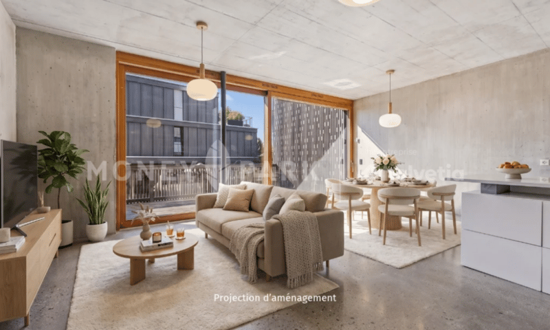 Maison d'architecte de 145m2 | Minergie | Rooftop | Vue sur le lac (4)