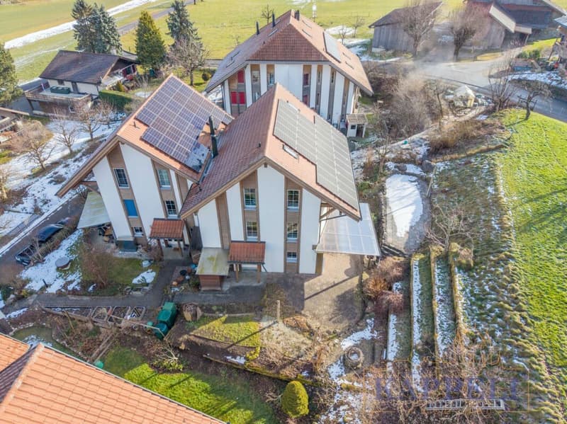 Drohnenaufnahme: Aussenansicht