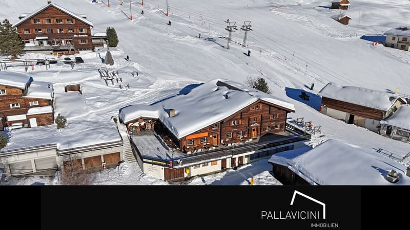 Chalet-Berggasthaus mitten im Skigebiet (1)