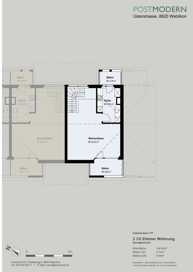 4.5 Zimmer- DG-Maisonettewohnung in Wetzikon (12)