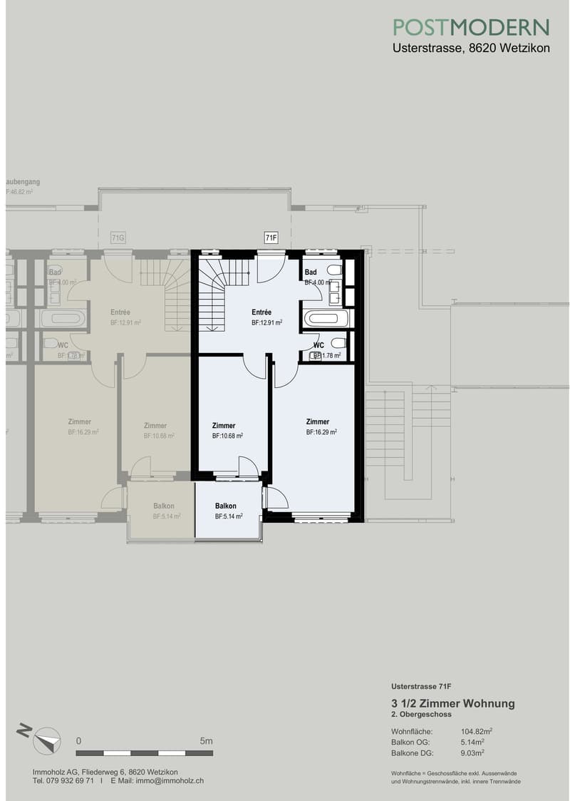 4.5 Zimmer- DG-Maisonettewohnung in Wetzikon (15)