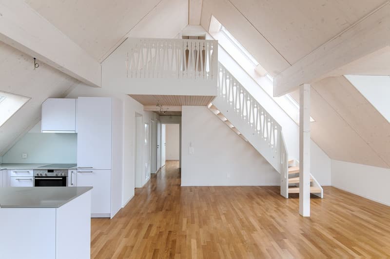 Über den Dächern von Bäretswil schöne 4.5 Dachmaisonettwohnung (2)