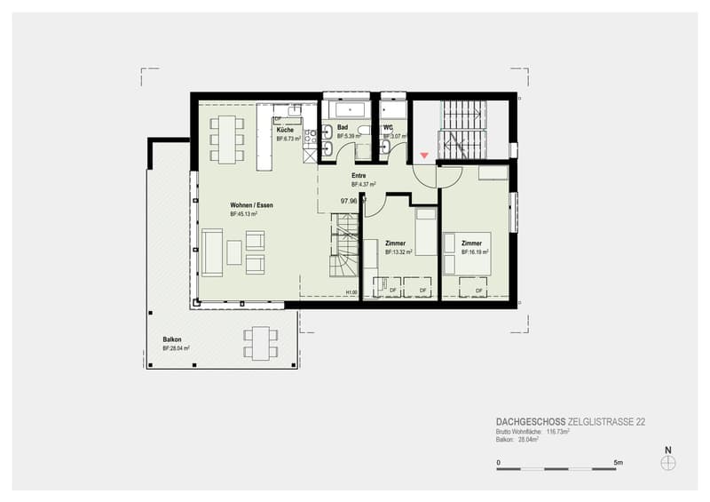Über den Dächern von Bäretswil schöne 4.5 Dachmaisonettwohnung (8)