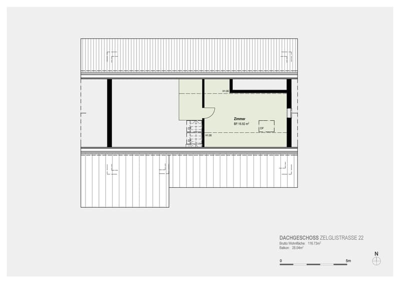 Über den Dächern von Bäretswil schöne 4.5 Dachmaisonettwohnung (9)
