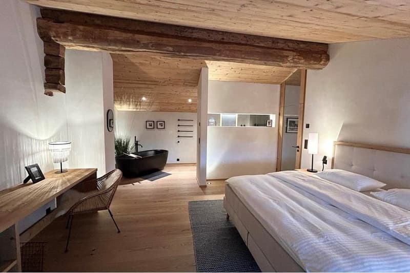 Rental of 2.5-room goat barn in Goms (5)