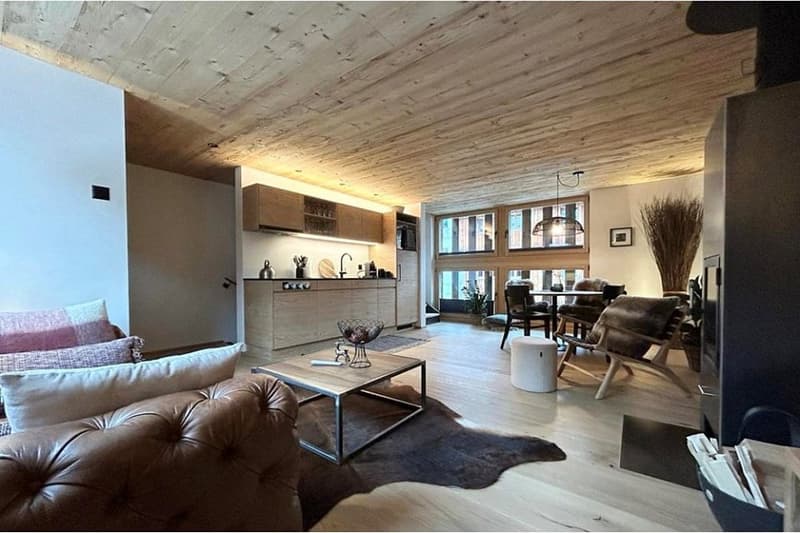 Rental of 2.5-room goat barn in Goms (3)