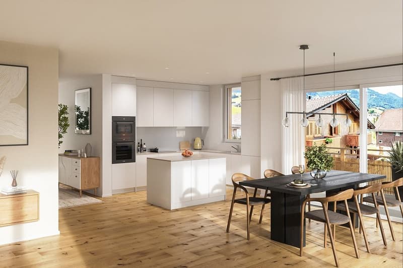 Appartamento nuovo di 4,5 locali con vista sul lago e le montagne (2)
