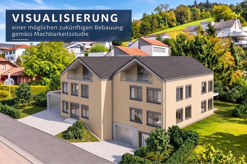 Gepflegtes Einfamilienhaus auf 1'008 m² Grundstück mit aussergewöhnlichem Entwicklungspotenzial (2)