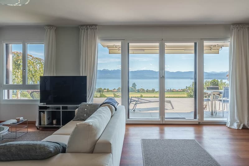 Charmant appartement de 3,5 pièces à Bursinel avec vue panoramique (4)