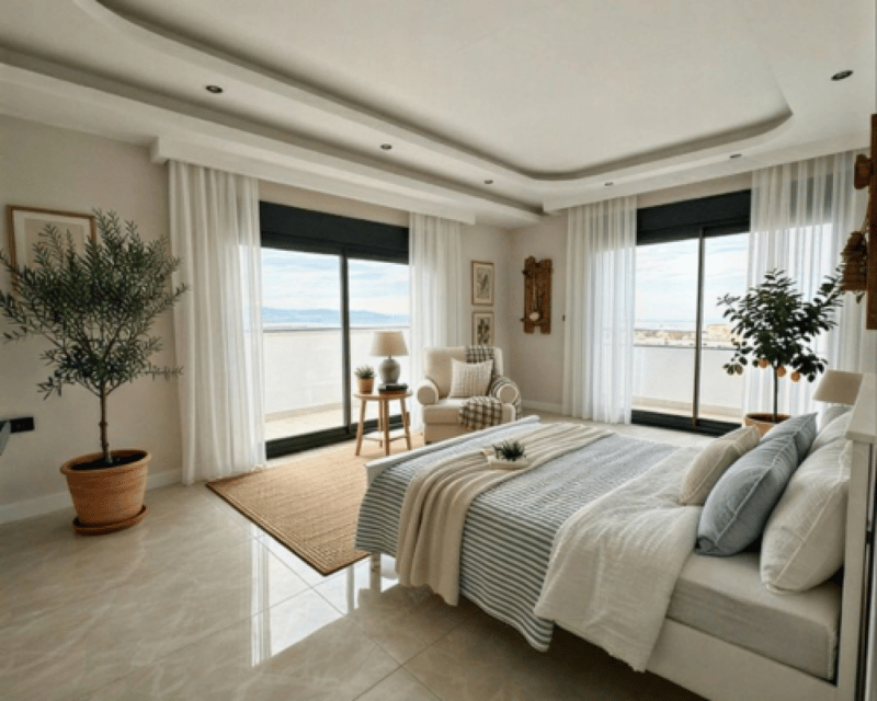 Living with a wide view over the roofs of Alanya (5)
