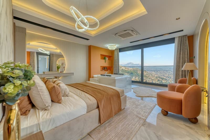 Architectural Designer Villa above the roofs of Alanya - extraordinary luxury with panoramic views (18)