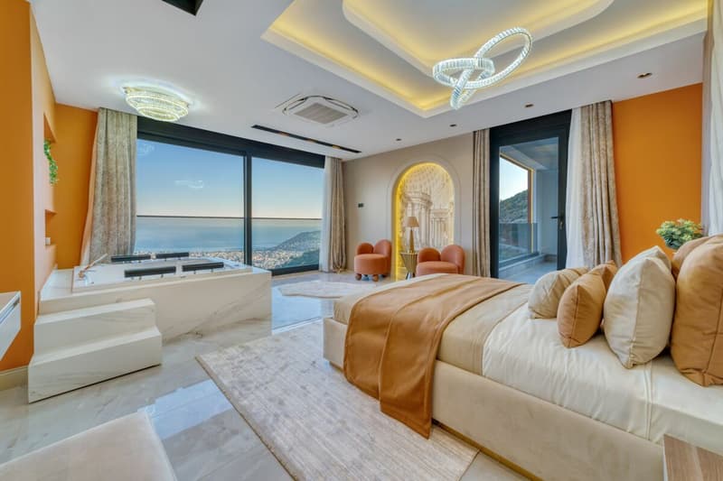 Architectural Designer Villa above the roofs of Alanya - extraordinary luxury with panoramic views (19)