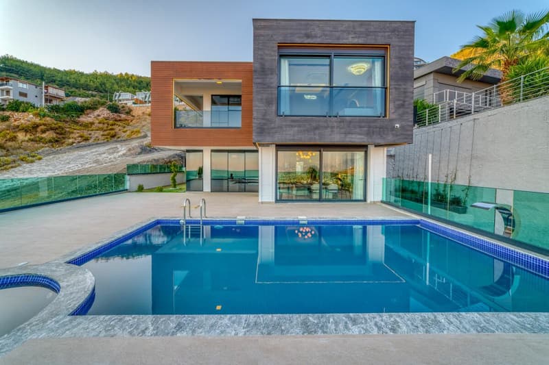 Architectural Designer Villa above the roofs of Alanya - extraordinary luxury with panoramic views (7)