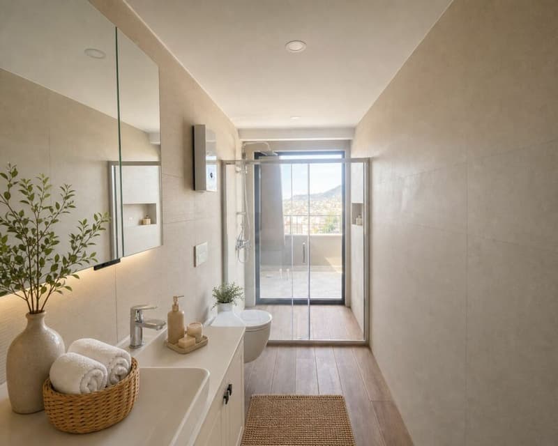 MODERN 3-ROOM MAISONETTE APARTMENT ONLY 200 METERS FROM THE SEA IN ALANYA OBA (9)
