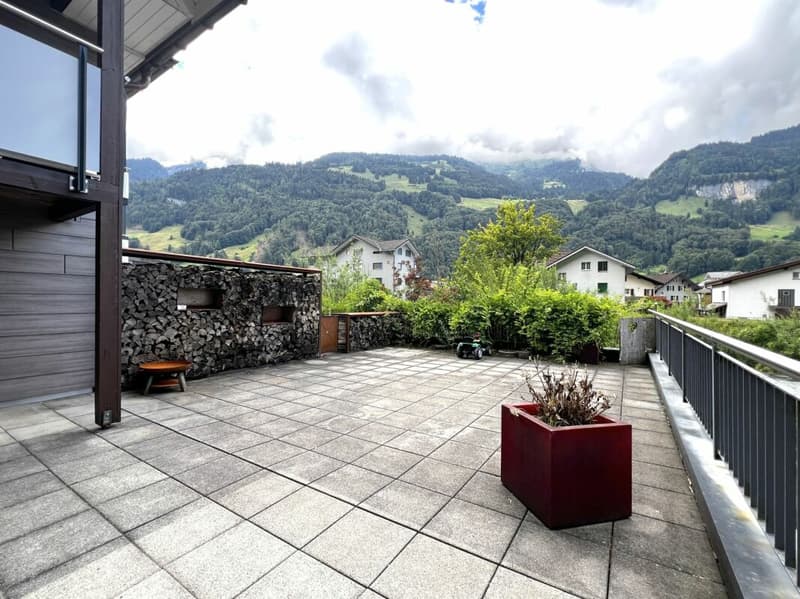 MAISONETTE MIT TERRASSE UND WUNDERBAREM BERGPANORAMA (7)