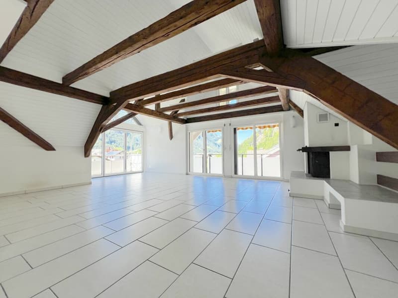 MAISONETTE MIT TERRASSE UND WUNDERBAREM BERGPANORAMA (9)