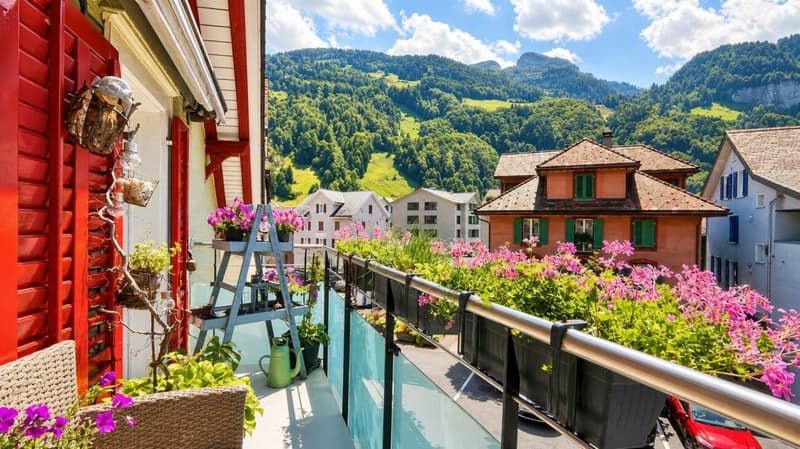 GROSSZÜGIGE DACHWOHNUNG MIT BERGBLICK (1)