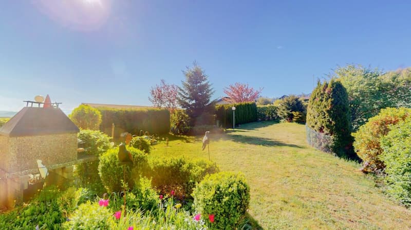 5½ Zimmer, grosser Garten, viel Ruhe und Blick auf's "Belpmoos" (1)