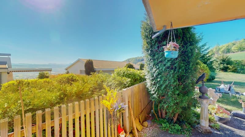 5½ Zimmer, grosser Garten, viel Ruhe und Blick auf's "Belpmoos" (4)