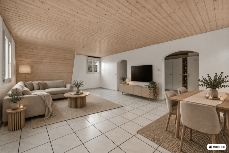 Wohnzimmer 2 - digital möbliert