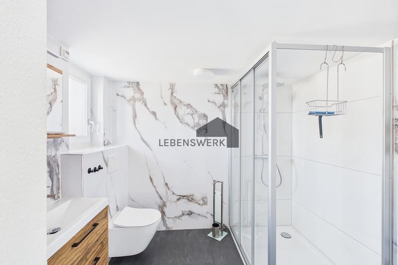 Nahezu alle Zimmer verfügen über eine eigene Nasszelle