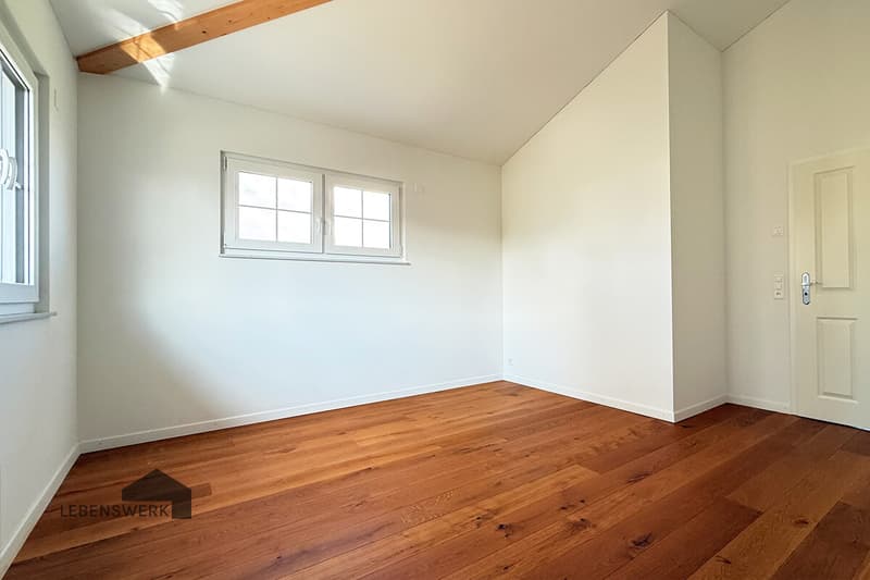 Zimmer im Obergeschoss.