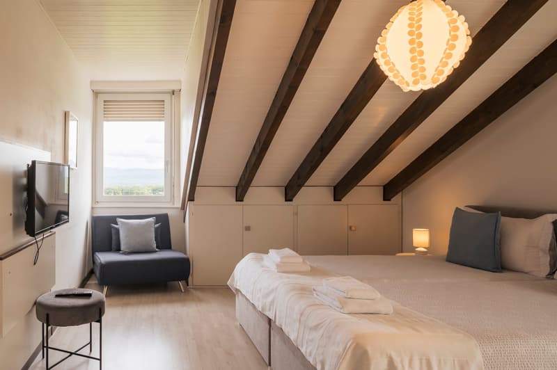 Chambre meublée avec vue sur le lac, 4 km de Nyon, contrat de 6 mois (3)