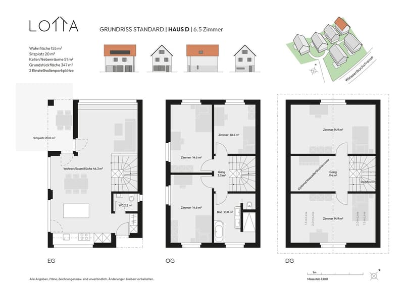 Freistehendes 6.5 Zi-Einfamilienhaus / ÜBERBAUUNG LOTTA / in Boswil, Haus D (8)