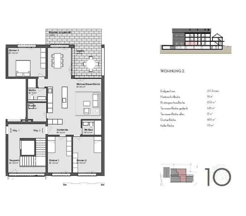 Ultimo appartamento di giardino spazioso 4,5 locali, design interno personalizzabile (3)