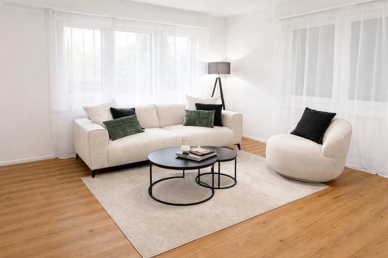 Freshly renovated, sunny 4.5 room apartment with lake view and private garden (7)