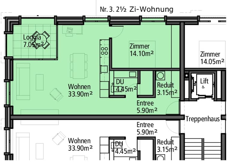 Moderne 2.5-Zimmer-Wohnung mit Loggia im Eigentumsstandard in Möhlin (12)