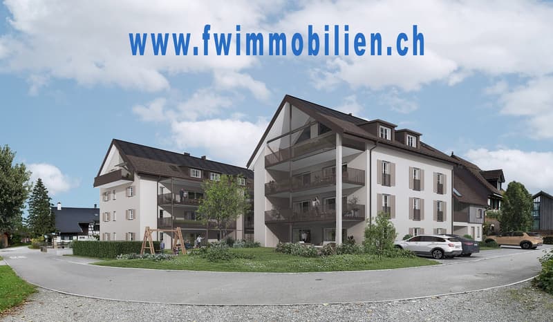 "Wohnen in Eschikofen" - attraktive 4.5 Zimmer-Neubau-Wohnung Dachgeschoss mit Estrich (1)