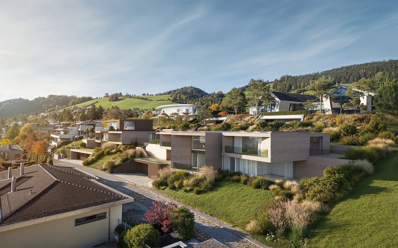 Bewilligtes exklusives Neubauprojekt „Villa Fronalpblick (1)